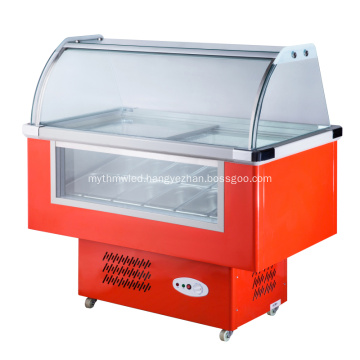 12 Flavors Small Ice Cream Display Freezer